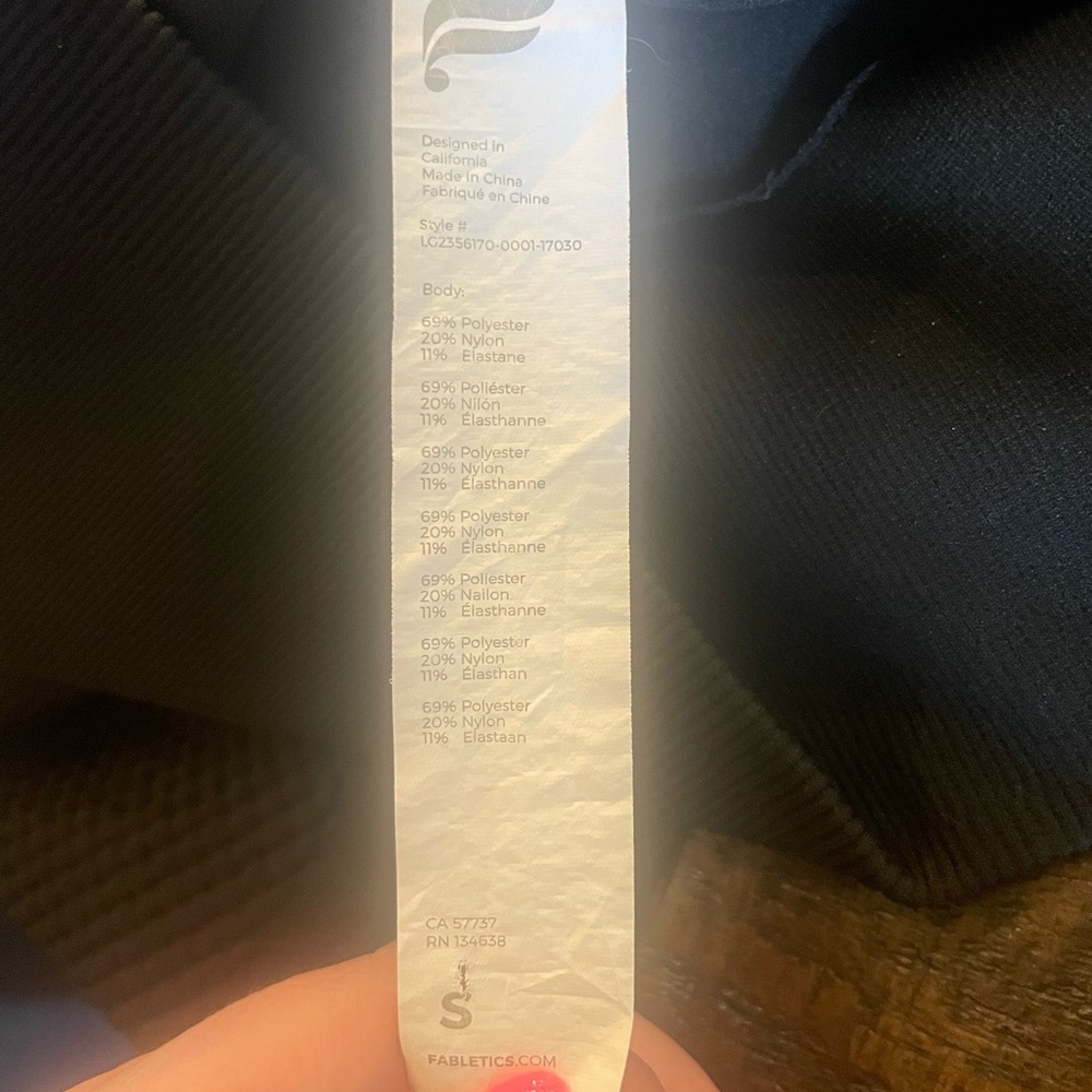 Fabletics Black Performance Leggings - image 3